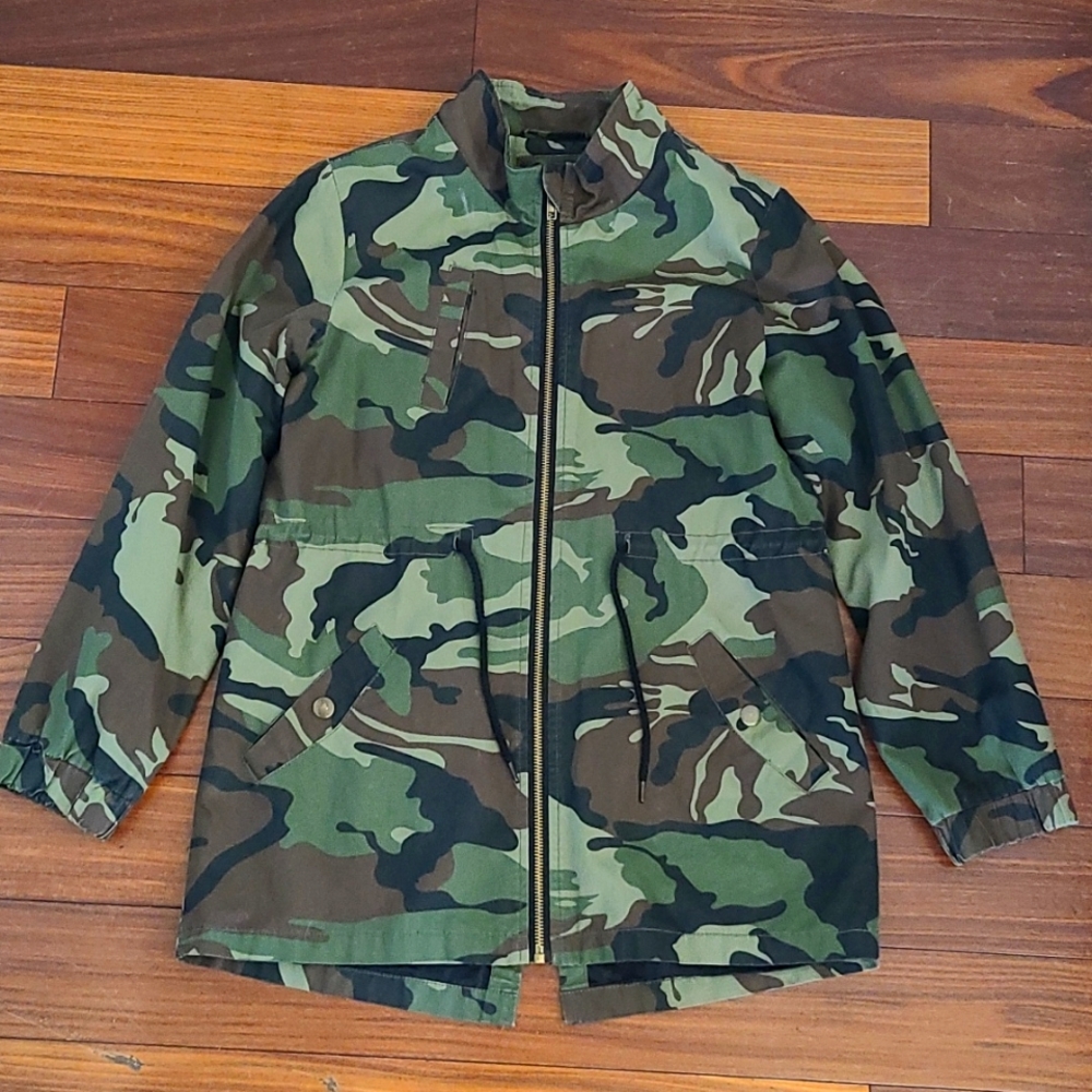 Forever 21 girl army fatigue jacket